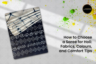 How to Choose a Saree for Holi: Fabrics, Colours, and Comfort Tips