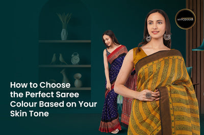 How to Choose the Perfect Saree Colour Based on Your Skin Tone