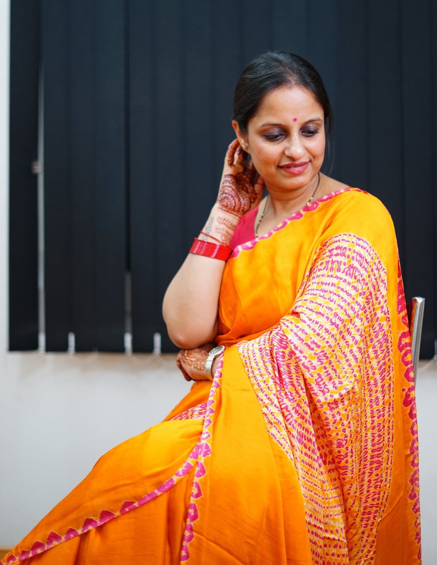 GRAPE WINE: Handmade Modal Silk Saree with Tissue Pallu