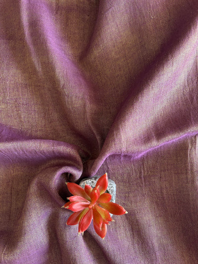 KAMYA:METTALIC LINEN PARTYWEAR SAREE.