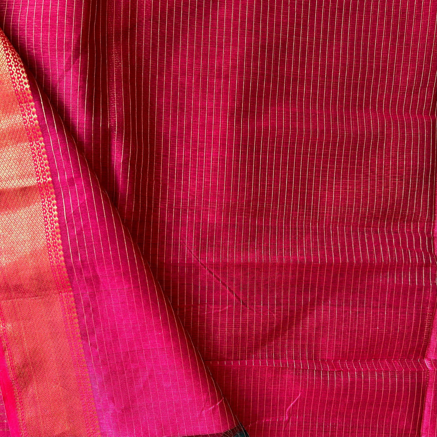 Ramya:Handloom Maheshwari Silk-Cott Saree