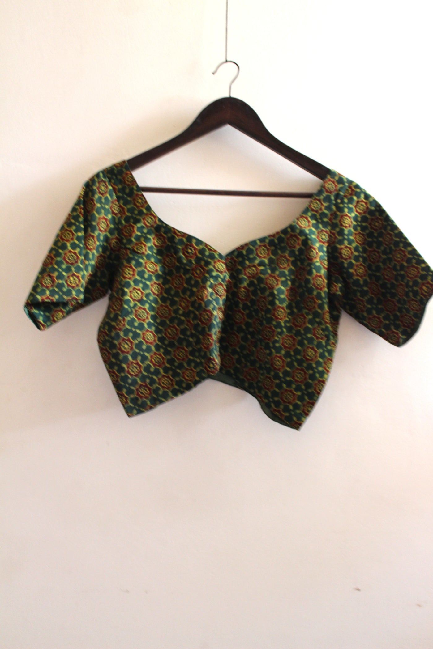MAHI : MODAL SILK AJRAKH BLOUSE