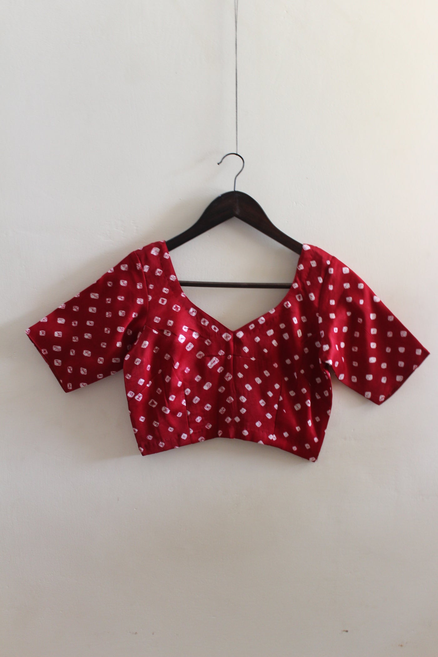 LAAL SINDOOR : MODAL SILK BANDHANI BLOUSE