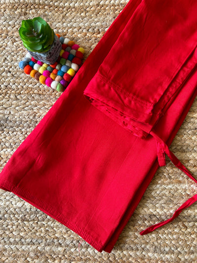 RED JAM: PURE COTTON UNDERSKIRT/PETTICOAT