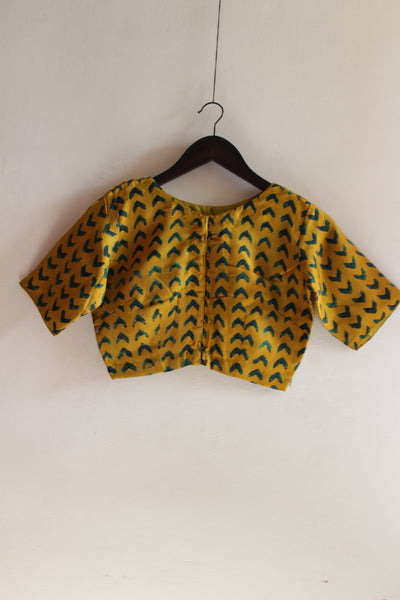 SAURABHI : MODAL SILK AJRAKH BLOUSE