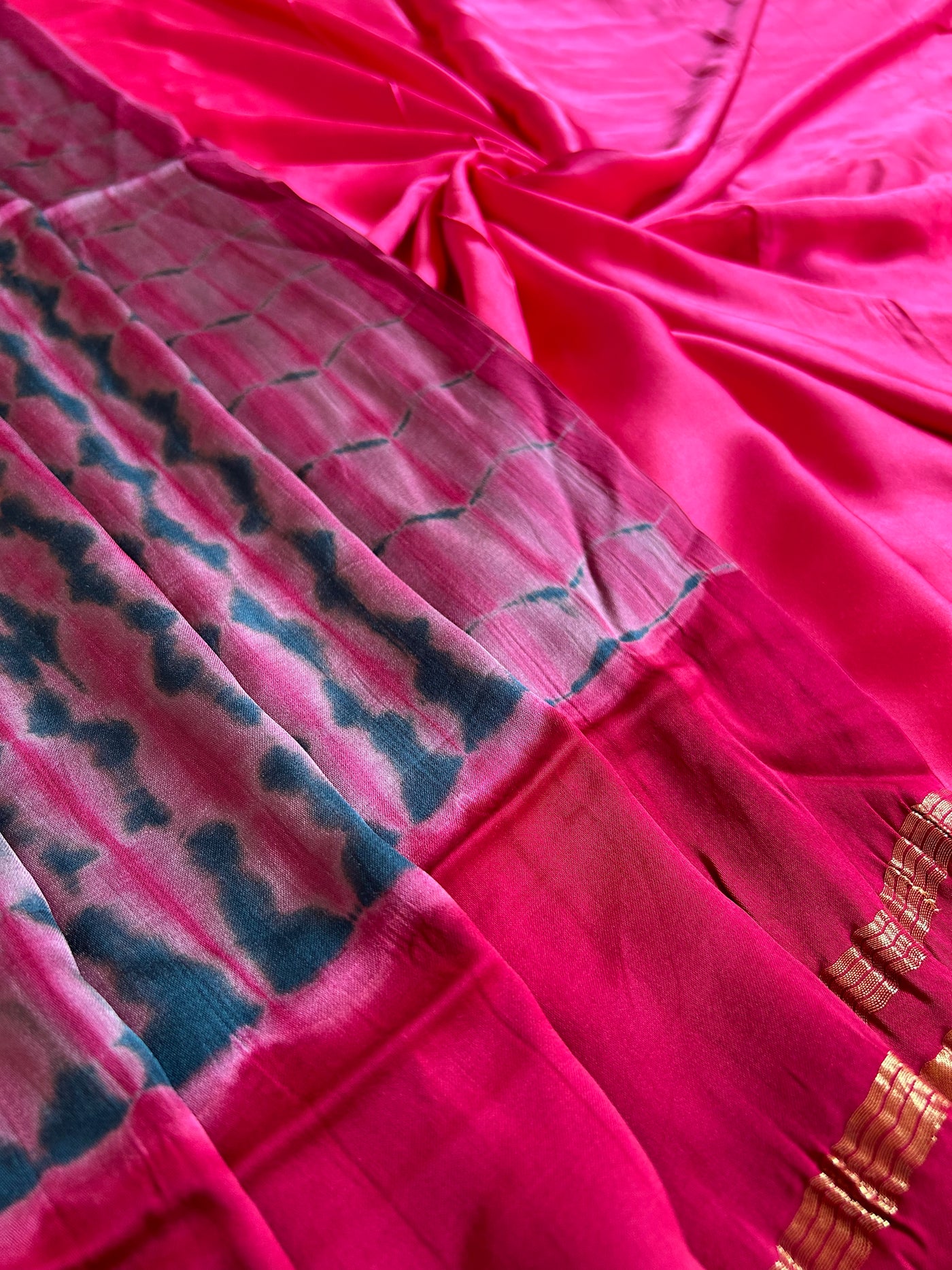 PARIJAT: Handmade Tie & Dye Modal Silk Suit