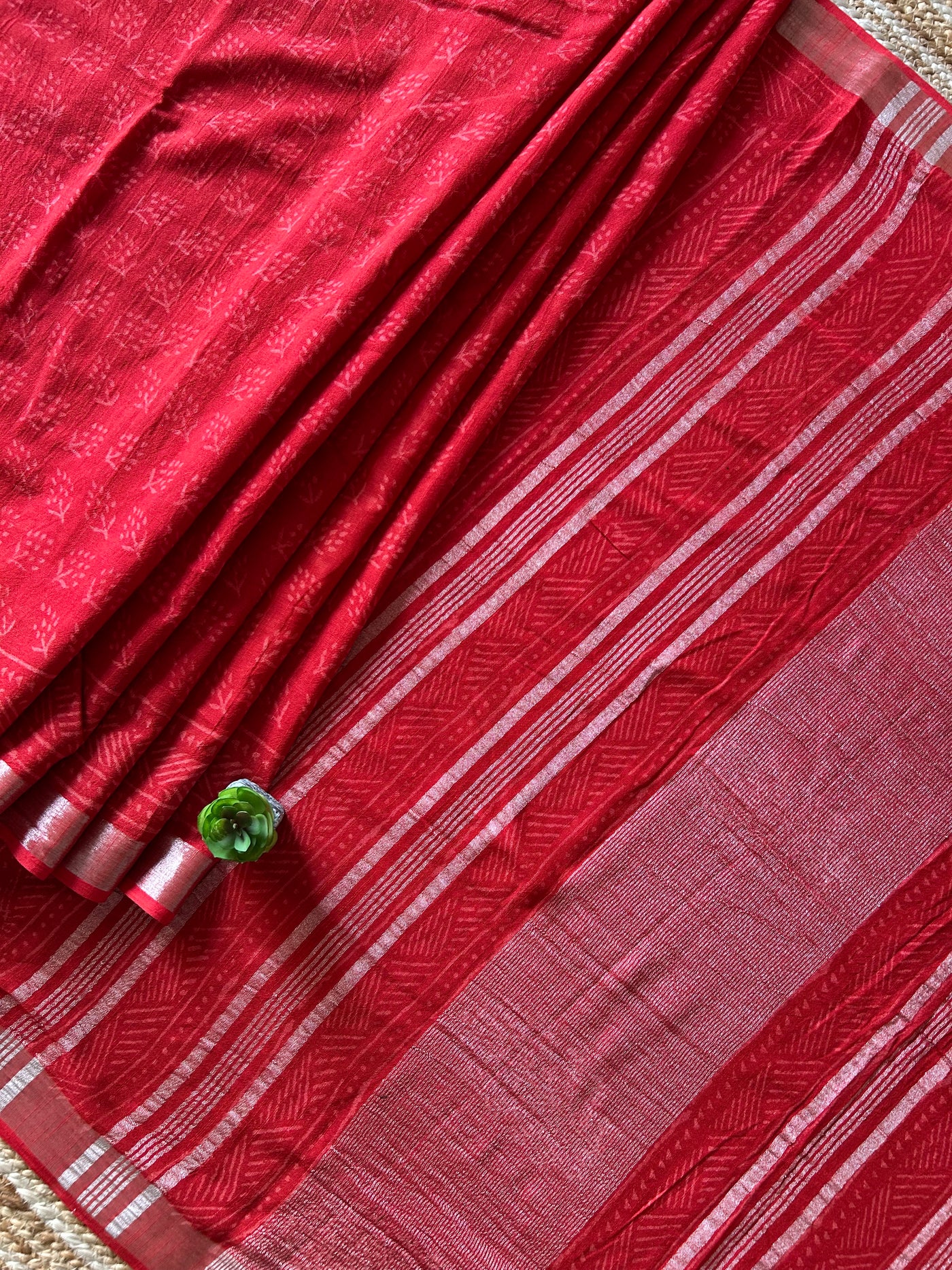 ZINDGANI:Handmade Linen-Cott Saree
