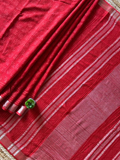 ZINDGANI:Handmade Linen-Cott Saree