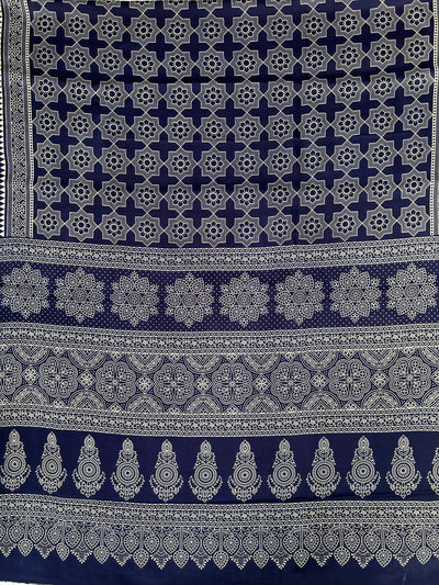 INAYA: Printed modal silk saree