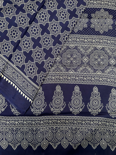 INAYA: Printed modal silk saree