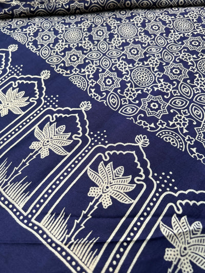OLIVIA: Printed modal silk saree