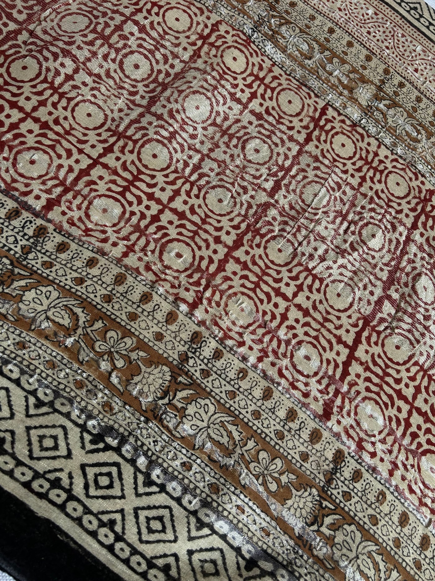 CHARVI: Handmade linen-cott saree