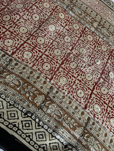 CHARVI: Handmade linen-cott saree