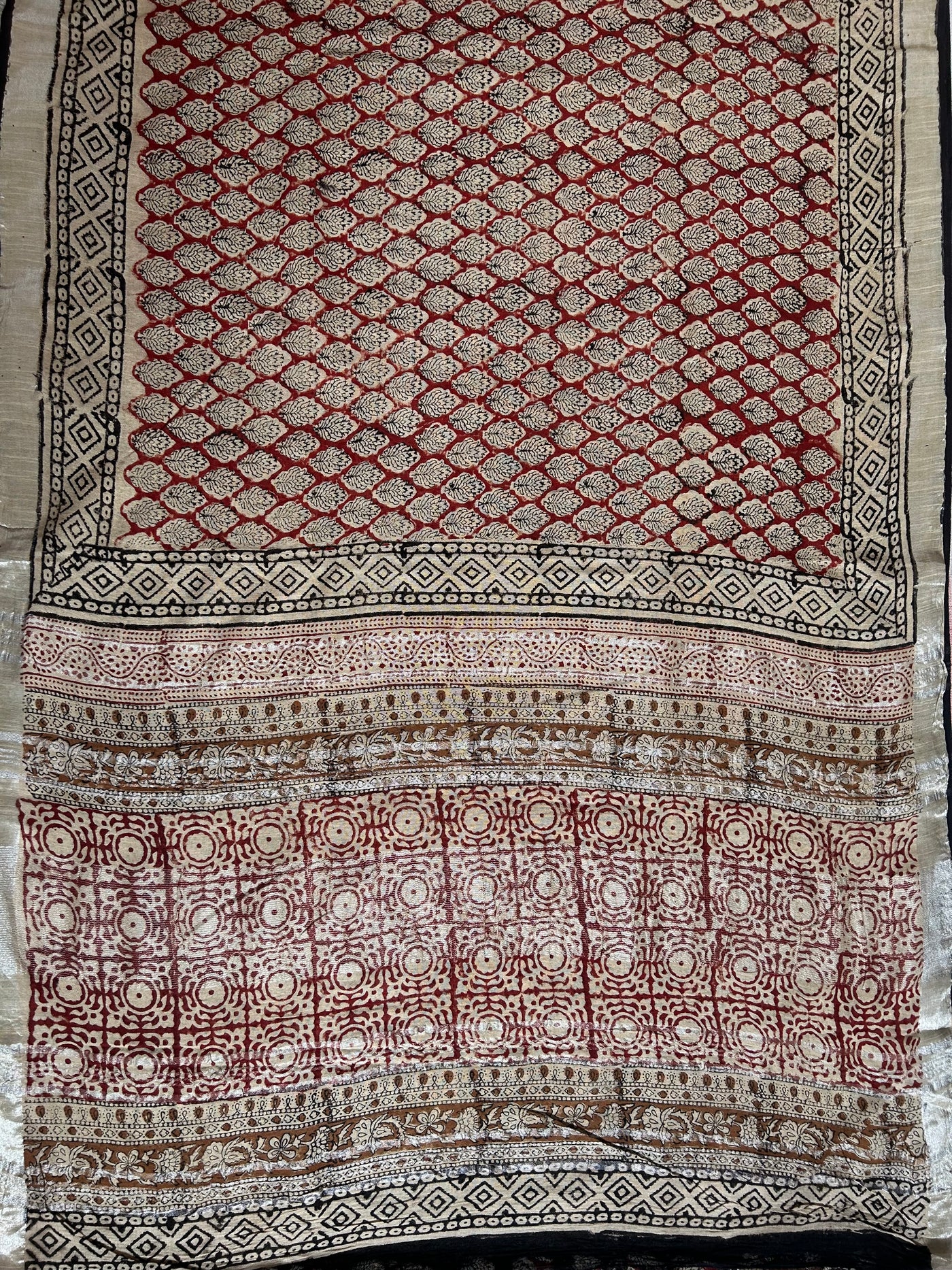 CHARVI: Handmade linen-cott saree