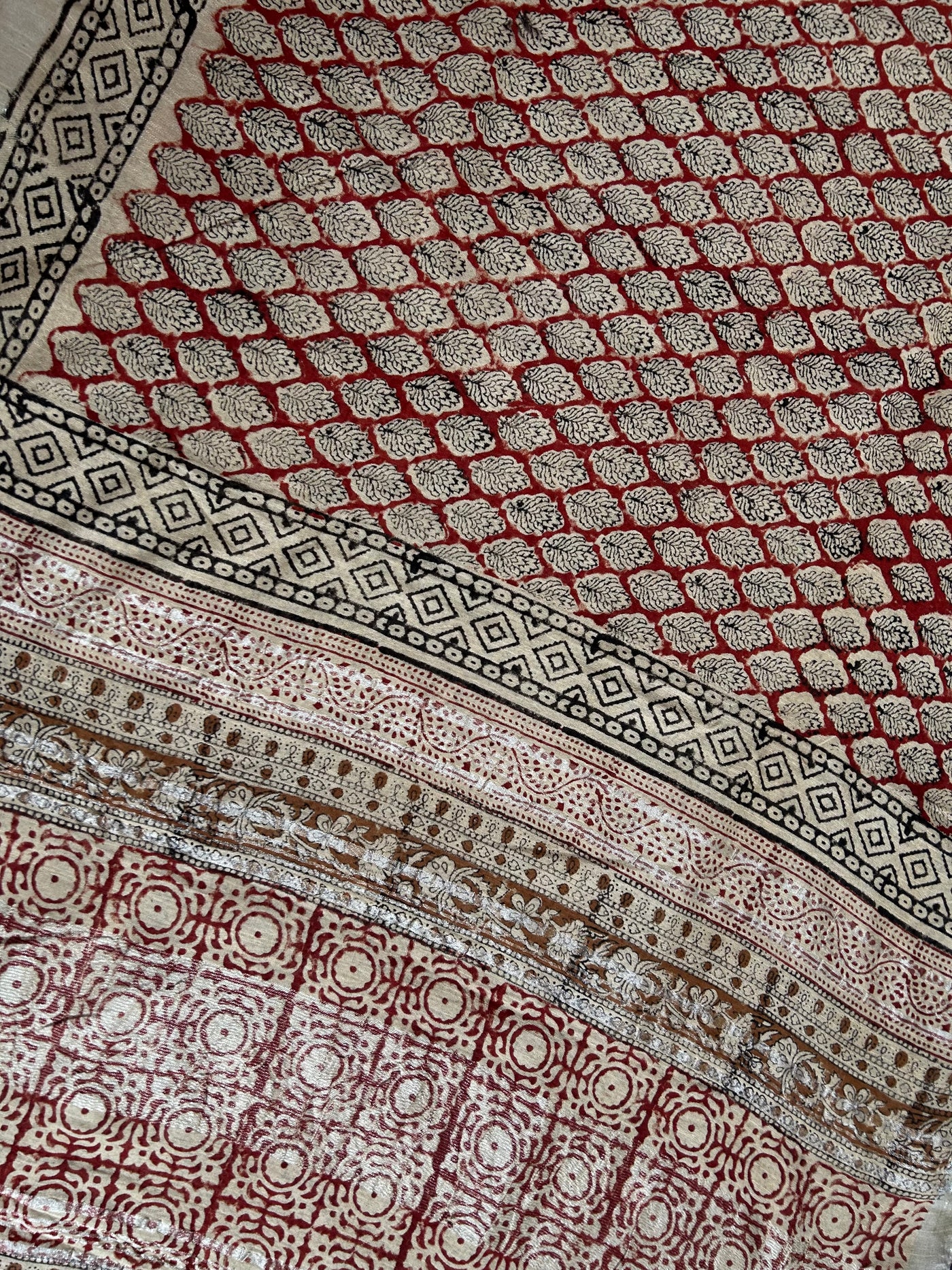 CHARVI: Handmade linen-cott saree