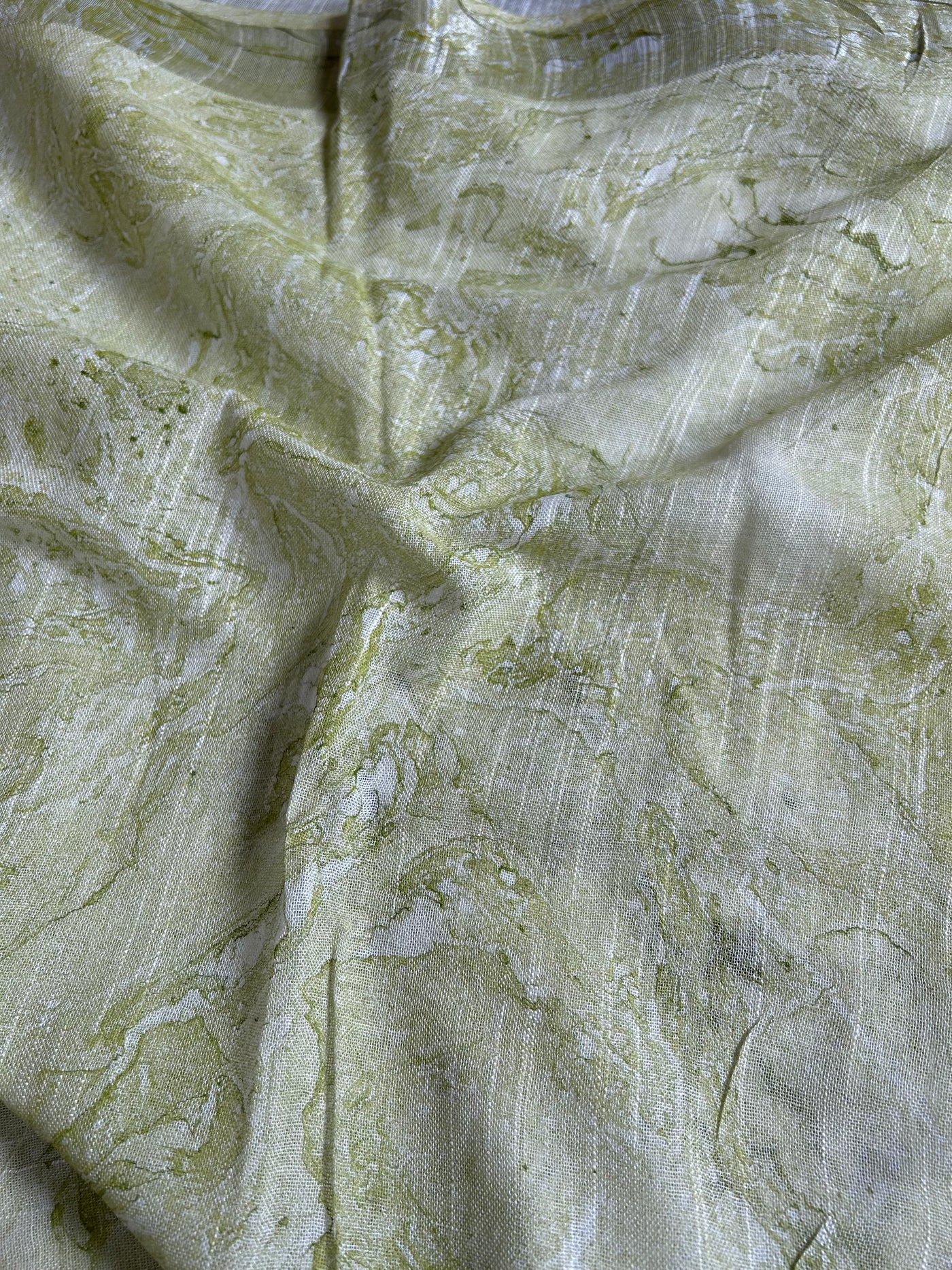 DHRITI: Handmade linen-cott saree