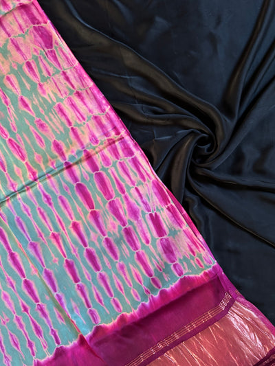 CHANDRIKA: Handmade Tie & Dye Modal Silk Suit