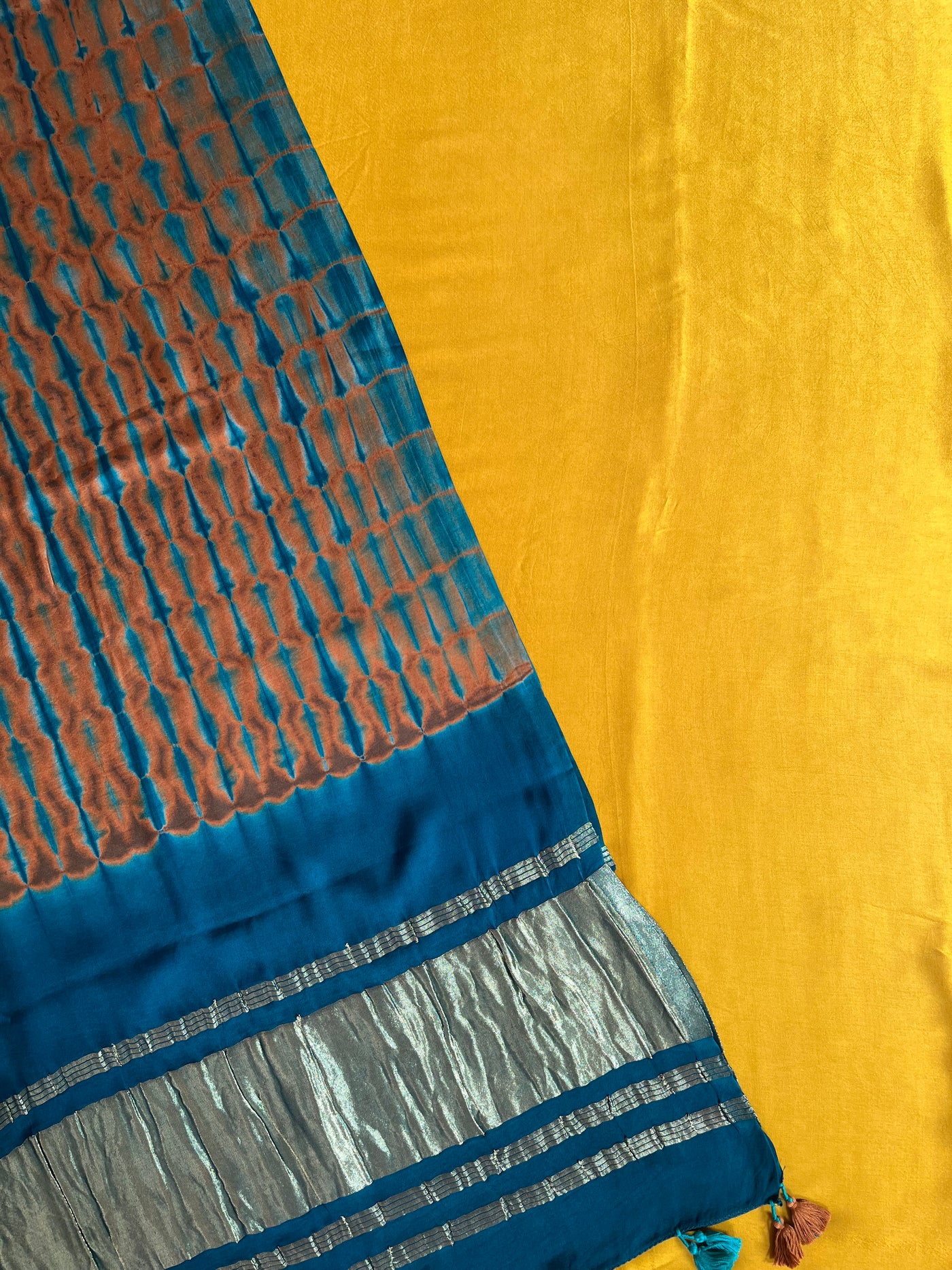 SUBHI : Handmade Tie & Dye Modal Silk Suitset