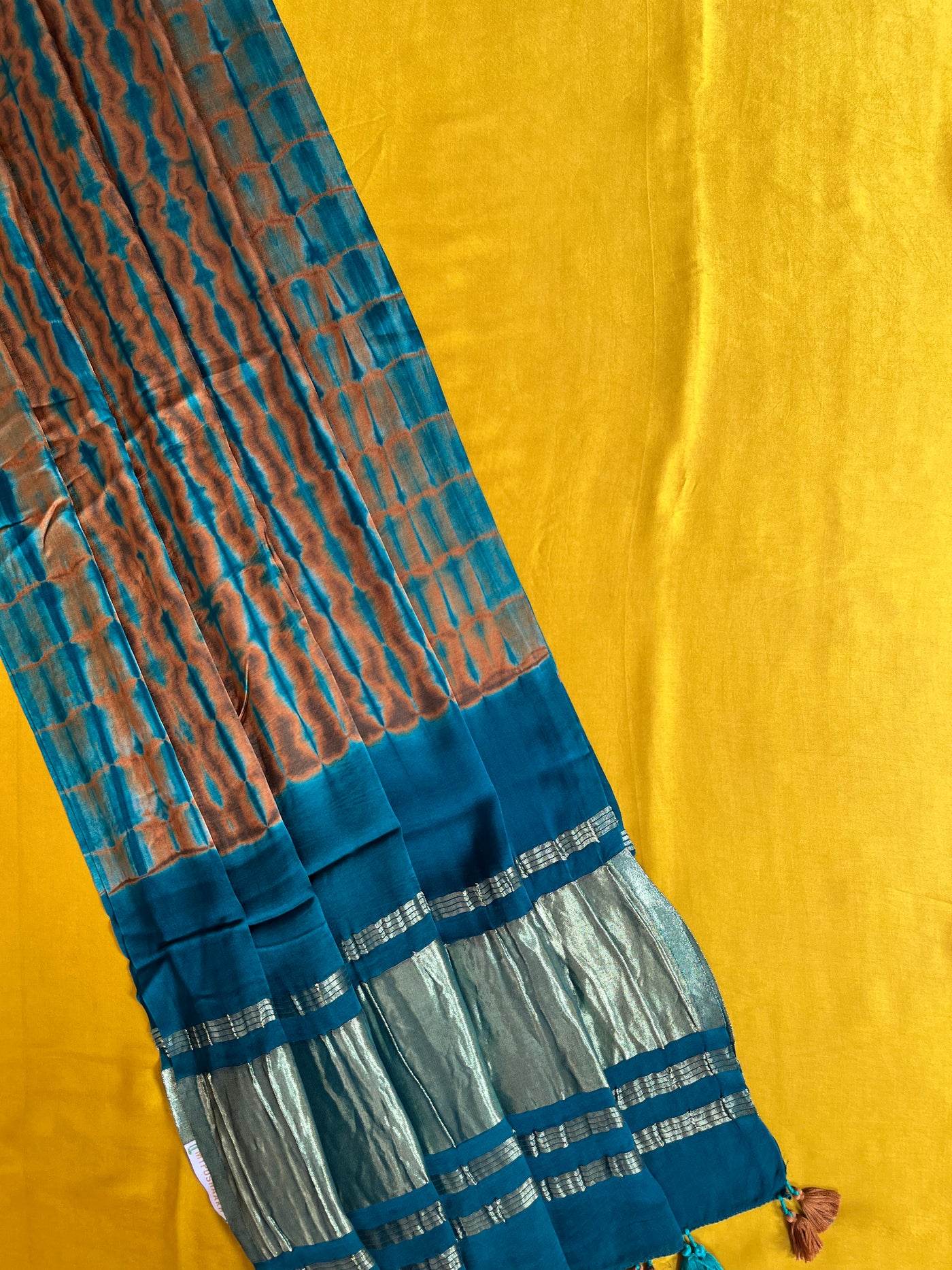 SUBHI : Handmade Tie & Dye Modal Silk Suitset