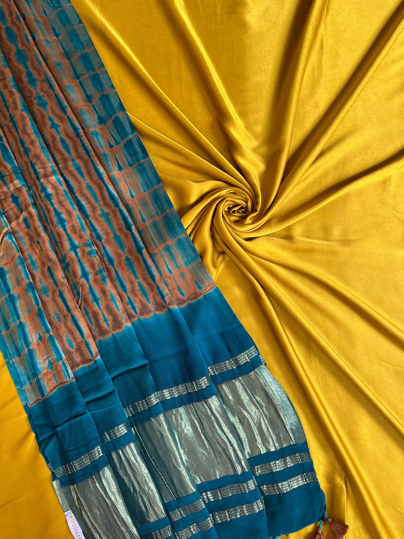 SUBHI : Handmade Tie & Dye Modal Silk Suitset