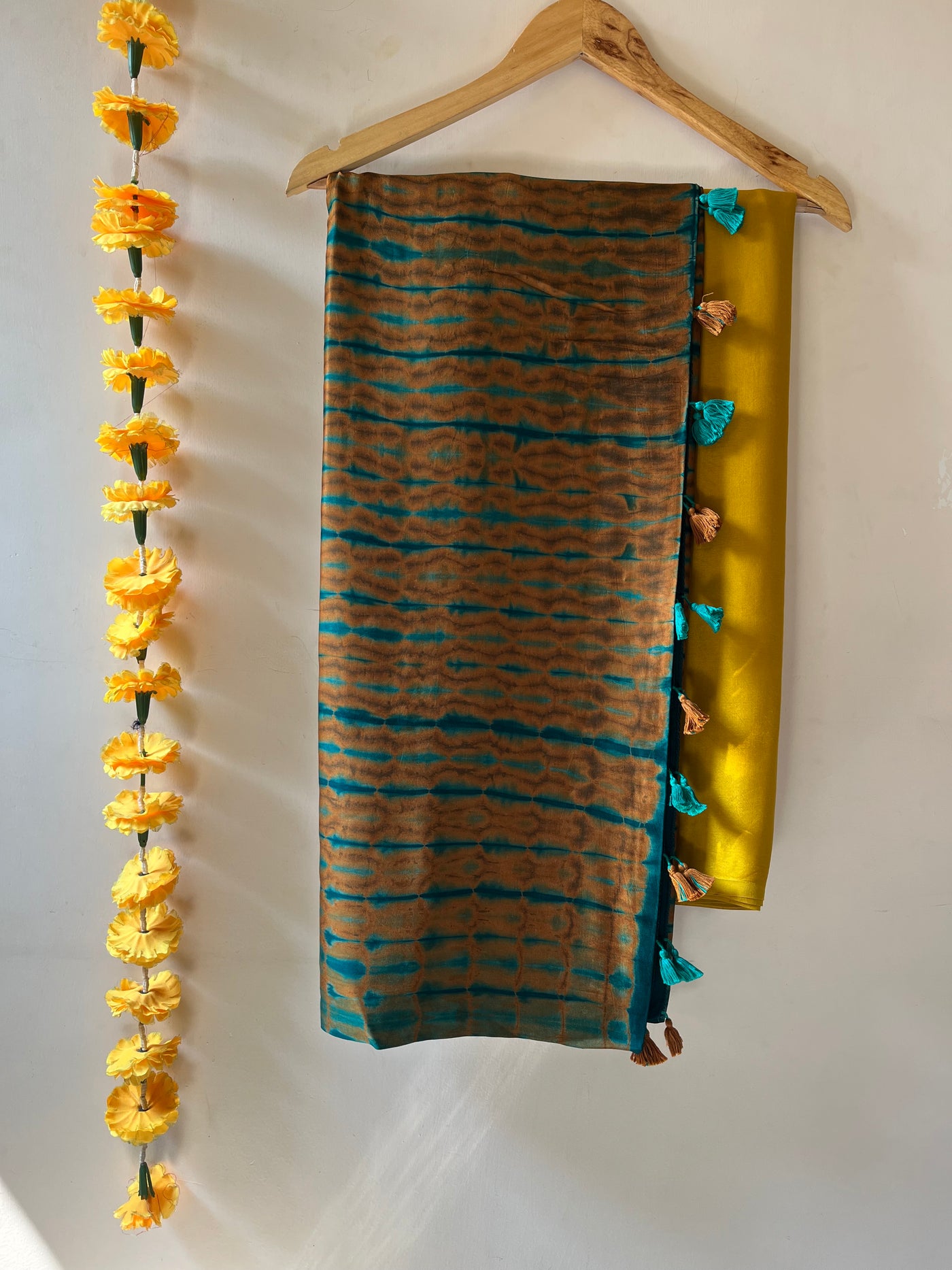 SUBHI : Handmade Tie & Dye Modal Silk Suitset