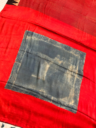 ADITI: AJRAKH MODAL SILK SAREE