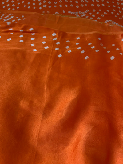 KRATIKA:HANDMADE BANDHANI GHARCHOLA MODAL SILK SAREE
