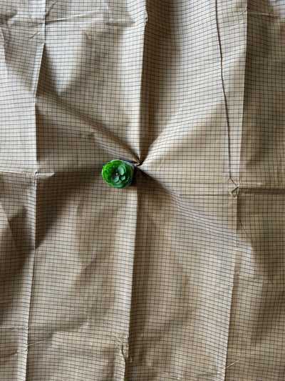 REVATI:KANCHIPURAM PURE COTTON SAREE WITH BORDERS.