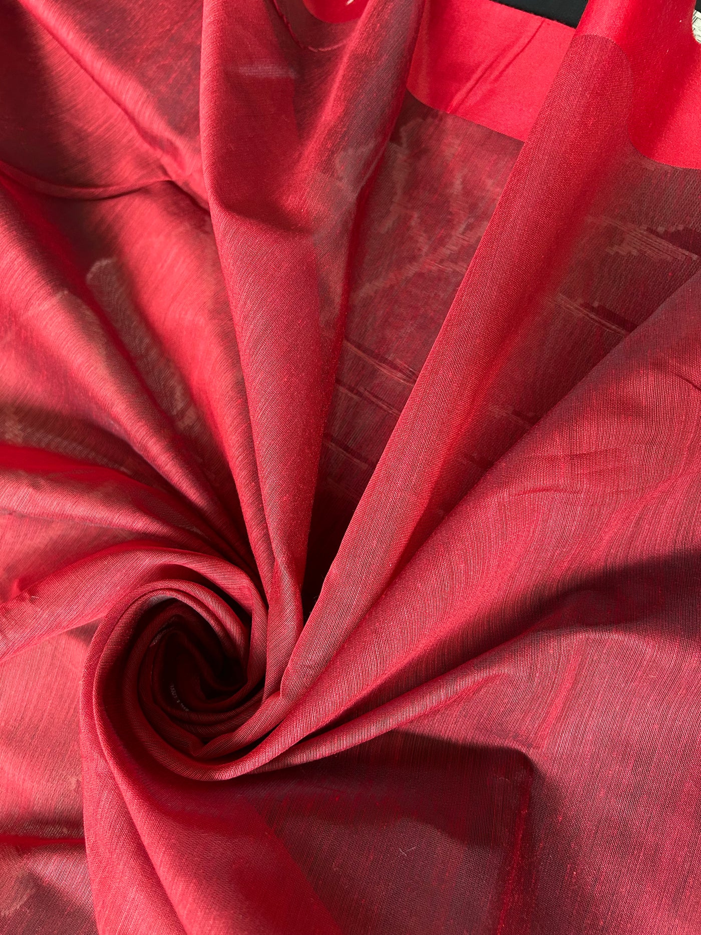 DHANYA: PARTY WEAR PURE COTTON-EXCEL JAMDANI INSPIRED SAREE