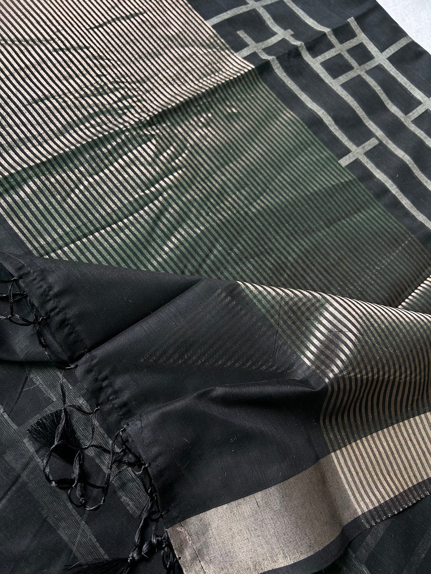 NITYA: PARTYWEAR PURE COTTON-EXCEL JAMDANI INSPIRED SAREE