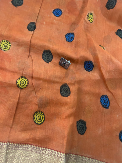 Jal Pari: Handloom Maheshwari Pen Kalamkari Saree