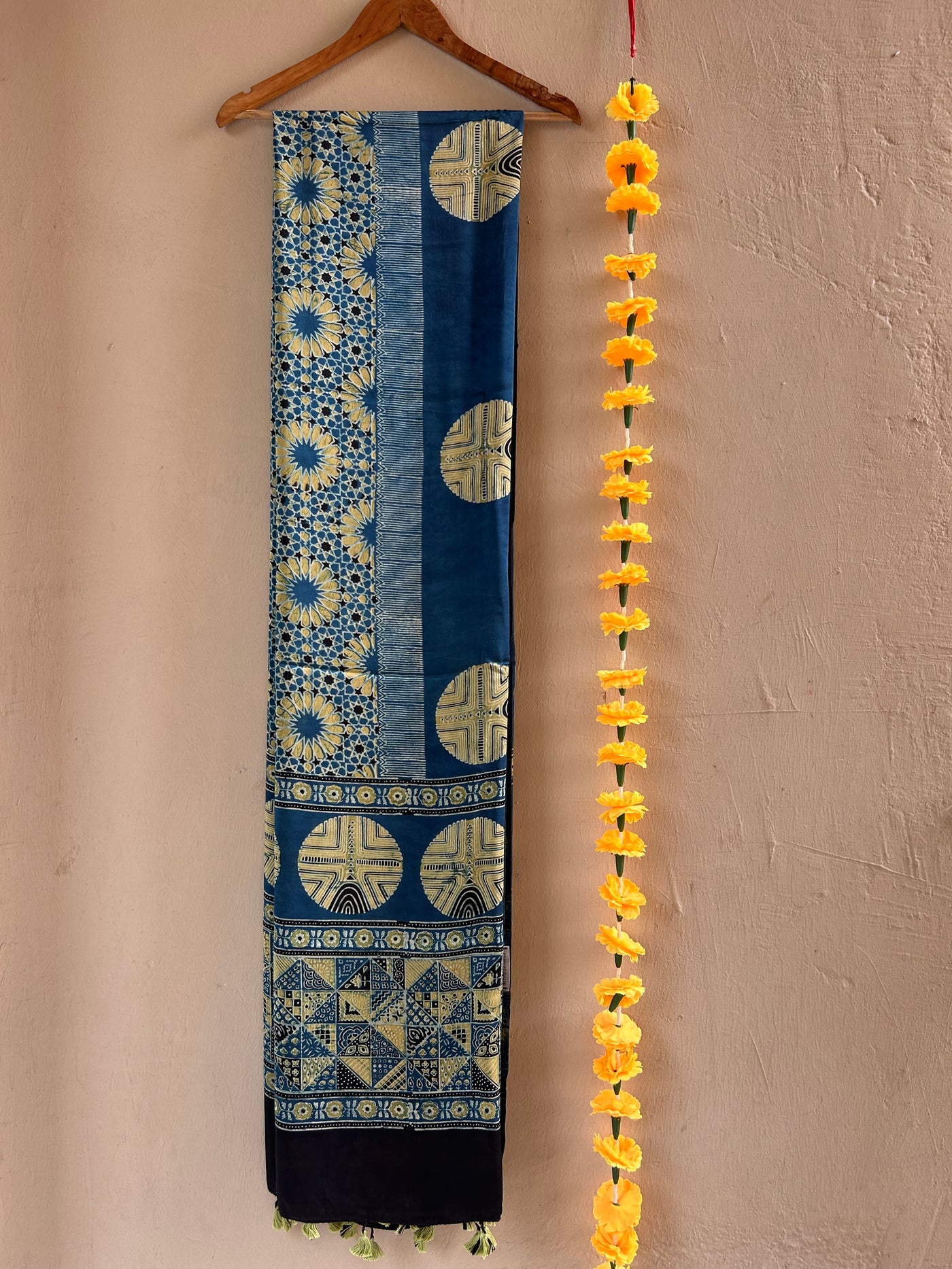 DISHA: AJRAKH MODAL SILK DUPATTA
