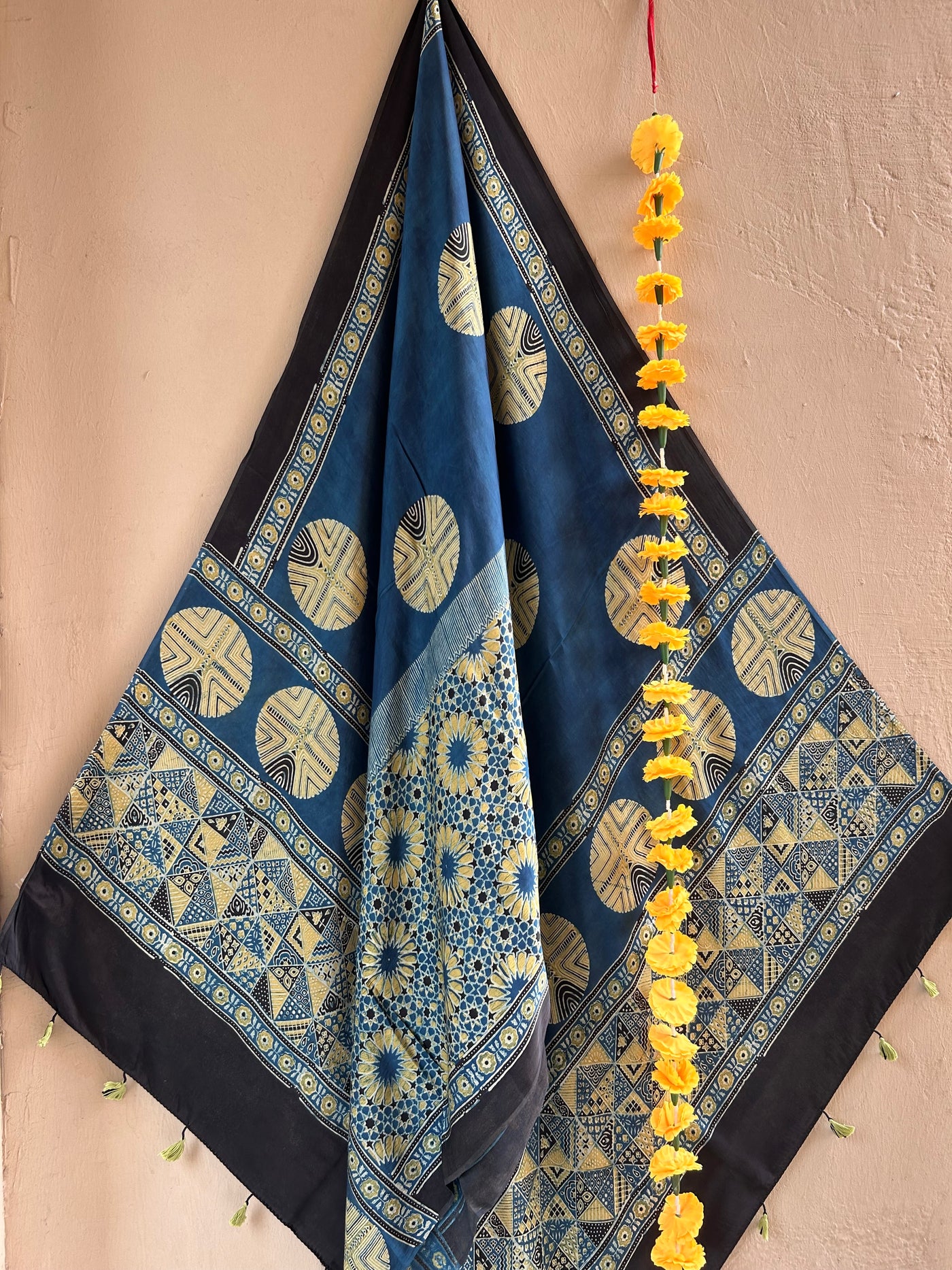 DISHA: AJRAKH MODAL SILK DUPATTA