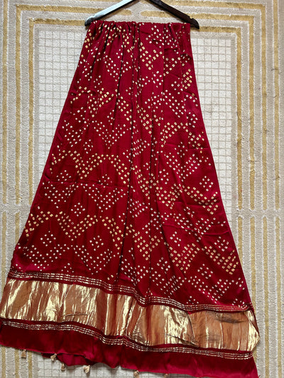 Doli-Barat: AJRAKH BANDHE TISSUE MODAL SILK DUPATTA