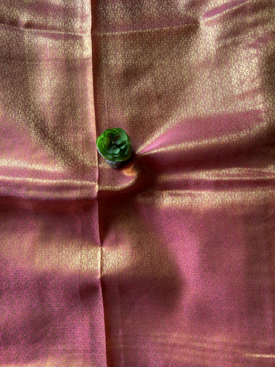 SAMYUKTA: FESTIVE WEAR SOFT SILK SAREE WITH ALL OVER TANCHOI WEAVING.