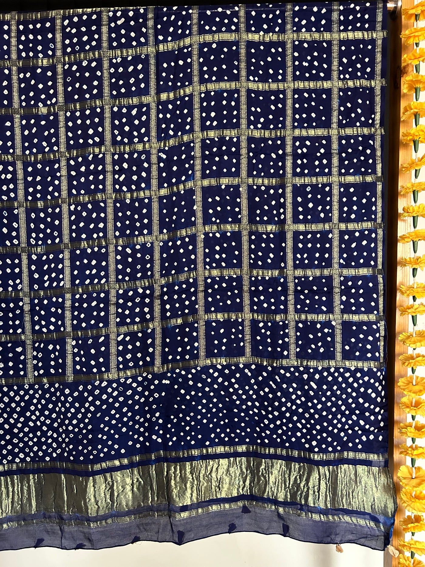 KUSUM : BANDHE TISSUE MODAL SILK GHARCHOLA DUPATTA