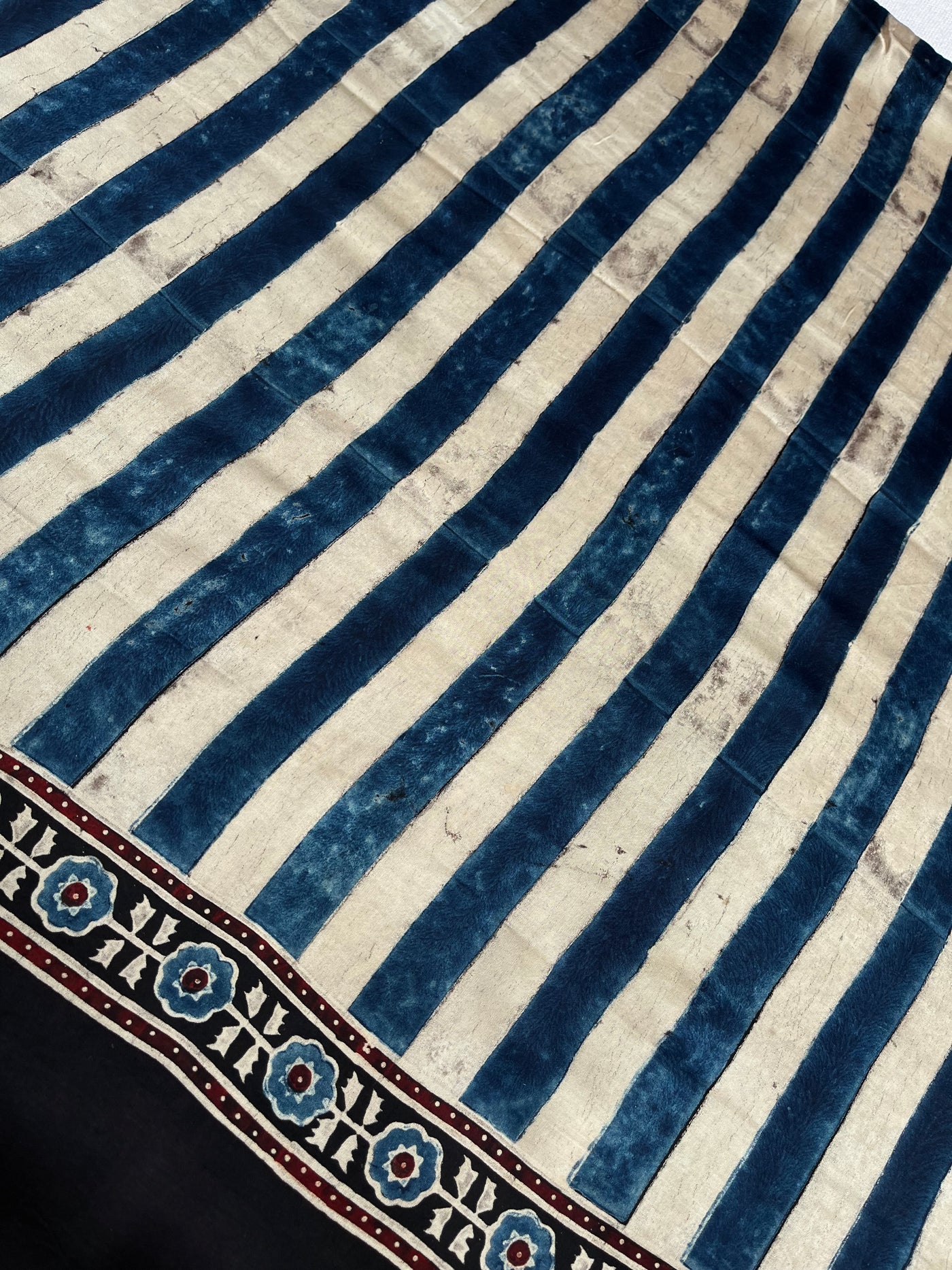 SUHASINI: HAND BLOCK AJRAKH MODAL SILK SAREE