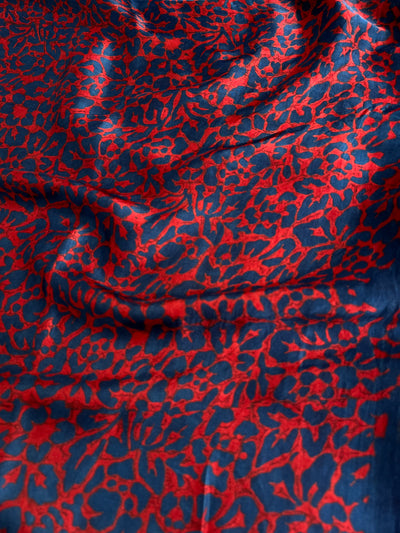 INAYAT: HAND BLOCK AJRAKH MODAL SILK SAREE