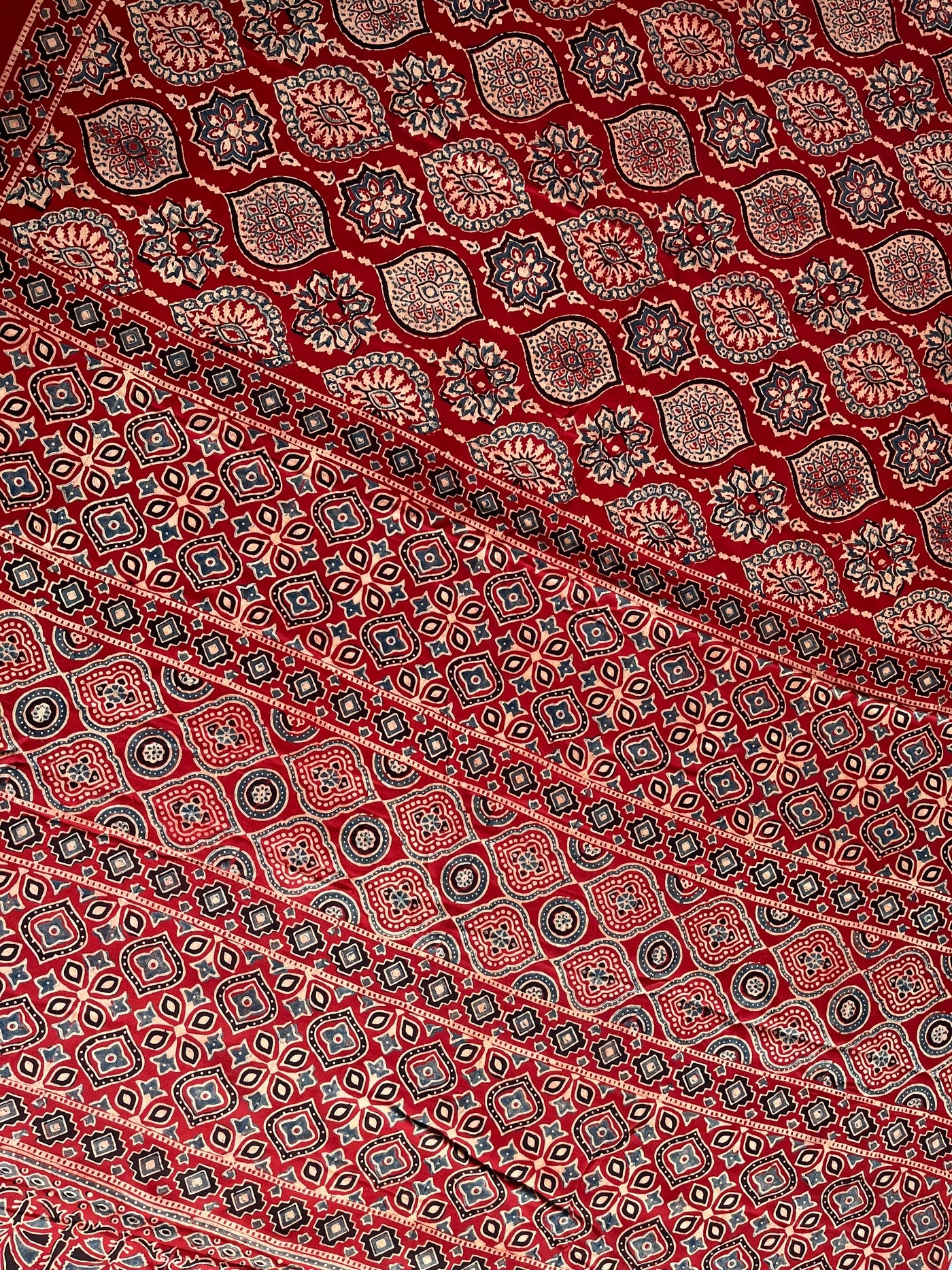 TWARA: HAND BLOCK AJRAKH MODAL SILK SAREE