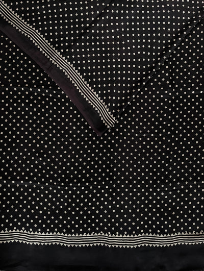 ARCHANA: HAND BLOCK AJRAKH MODAL SILK SAREE