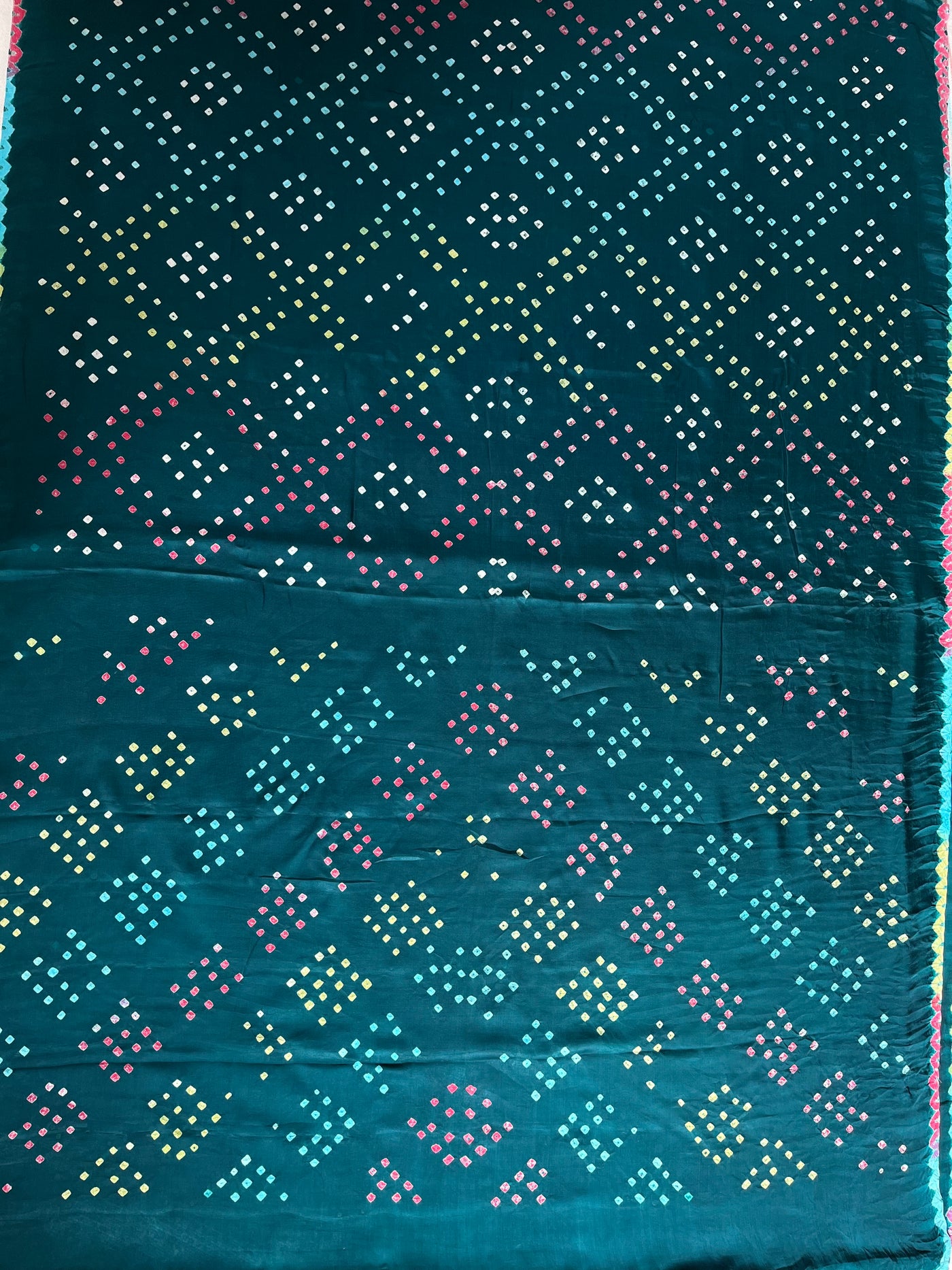 TARINI: Handmade Designer Bandhani Modal Silk Saree