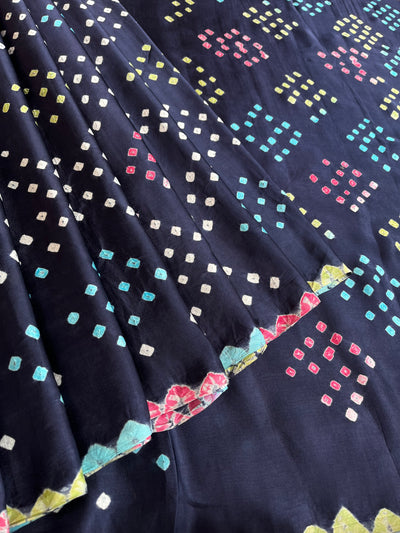 DIYA: Handmade Designer Bandhani Modal Silk Saree