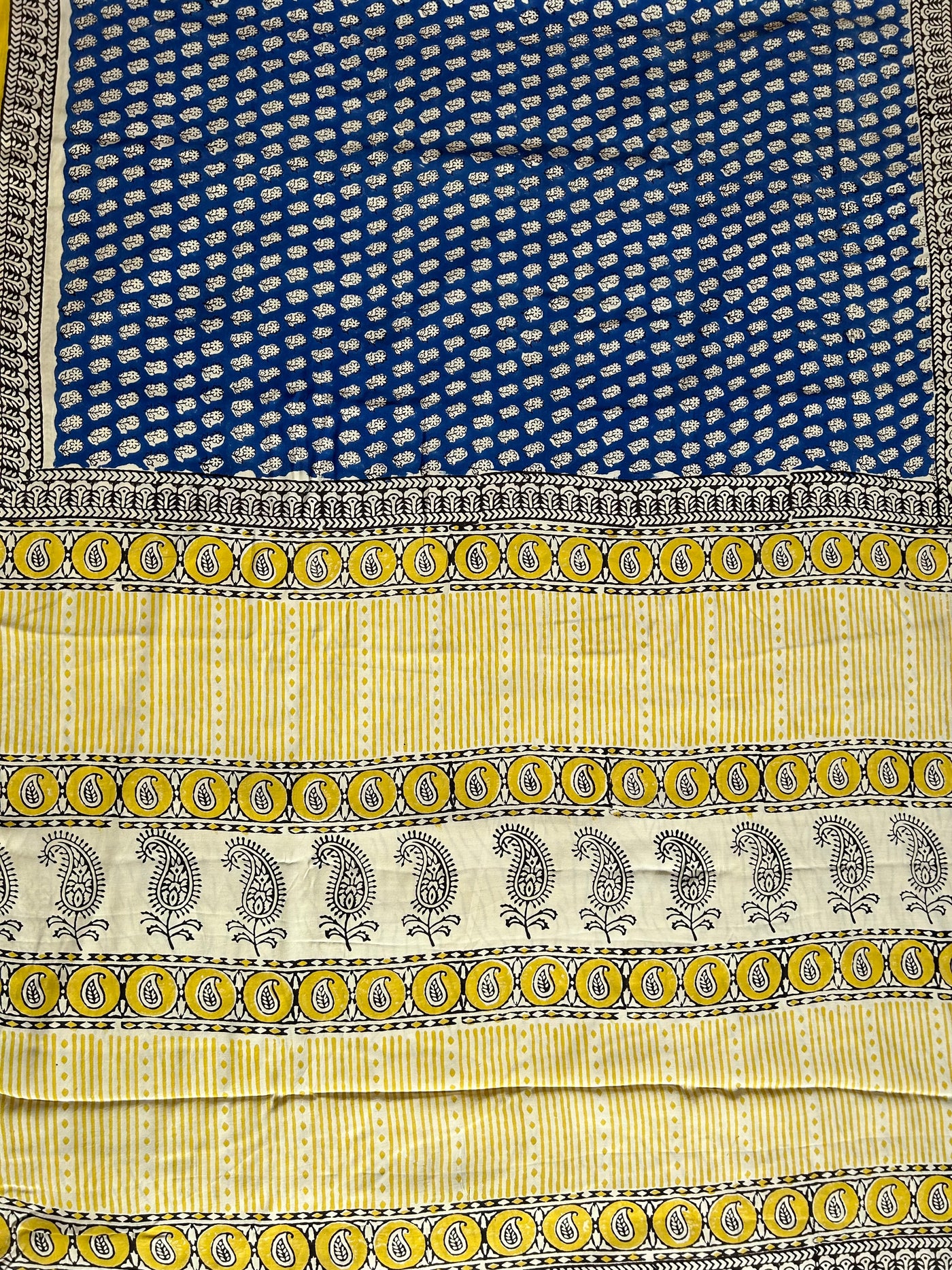 MASTANI: HANDBLOCK PRINTED MODAL SILK SAREE