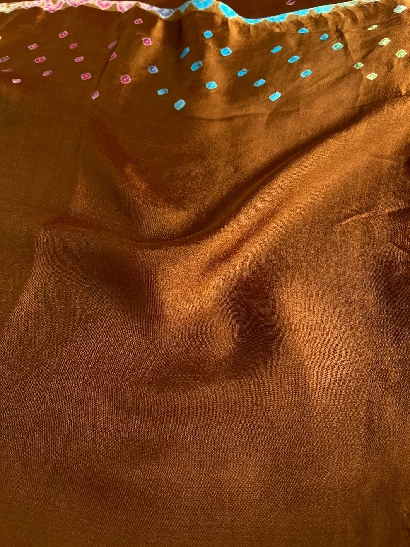 PHOOLVATI: Handmade Designer Bandhani Modal Silk Saree