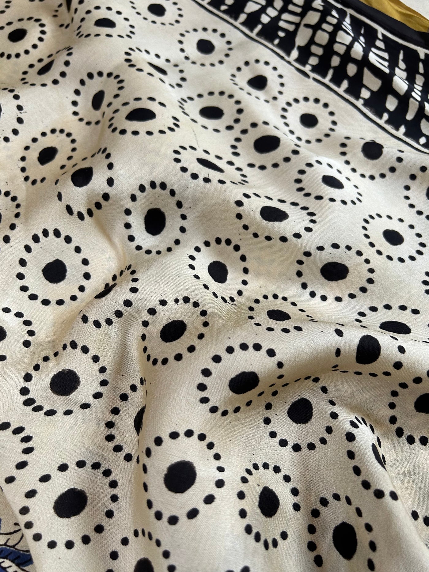 TANISHKA: HANDBLOCK BAGRU PRINTED MODAL SILK SAREE