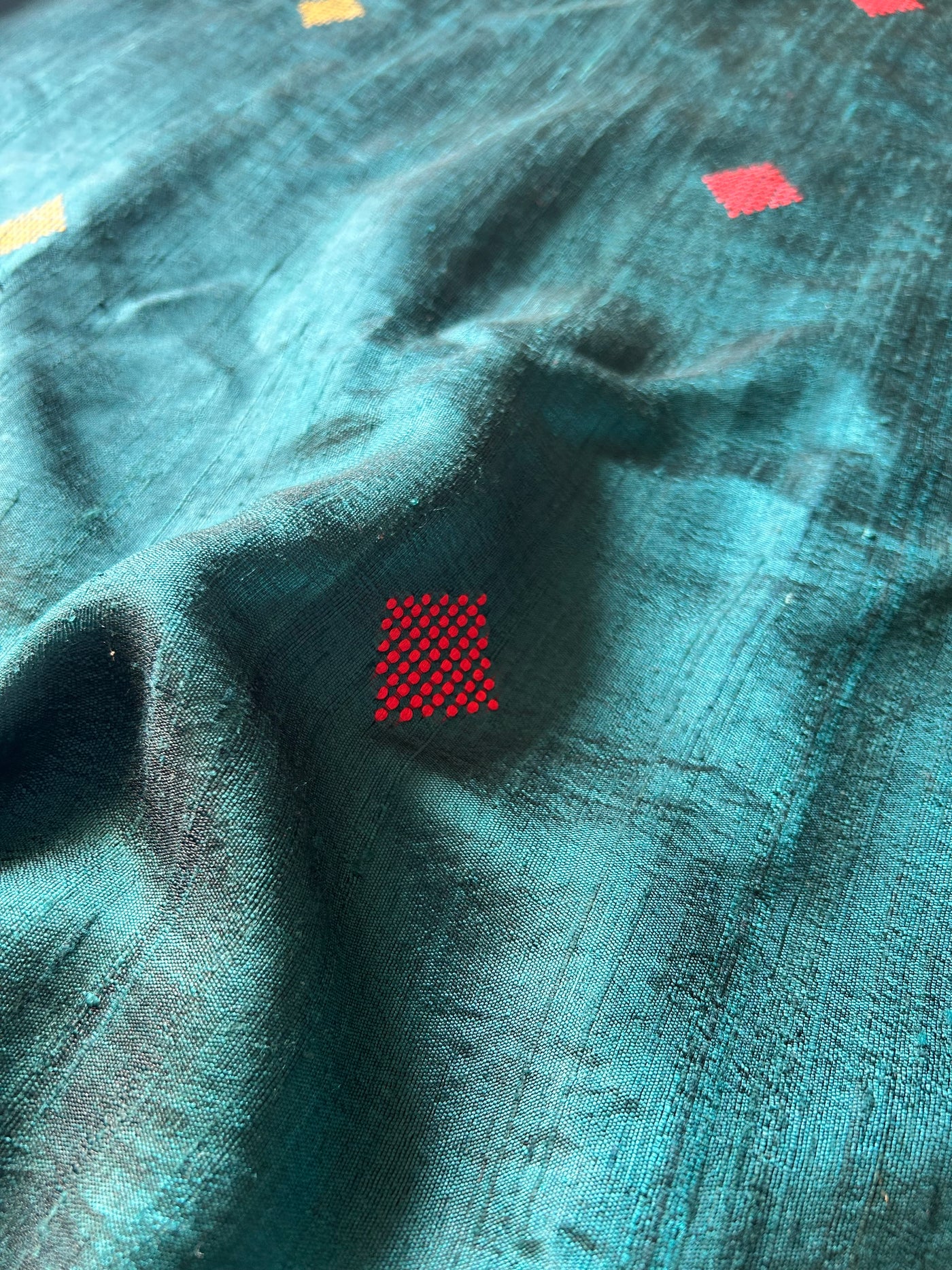 APARNA: FIROZI,HANDLOOM PURE SILK SAREE