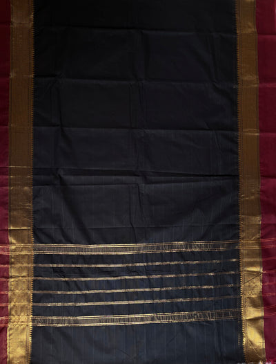 Siya:KANCHIPURAM PURE COTTON SAREE WITH BODERS.