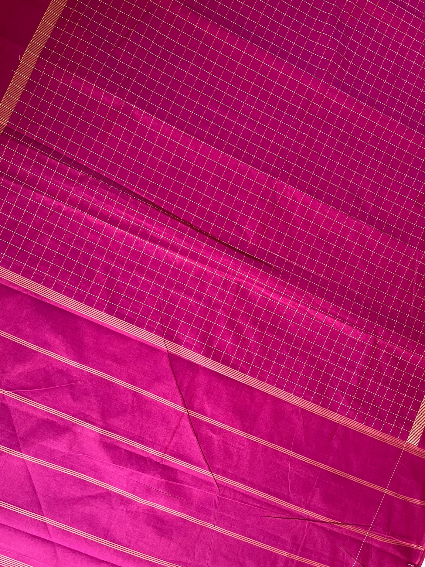 SUTLEJ: KANCHIPURAM COTTON SAREE