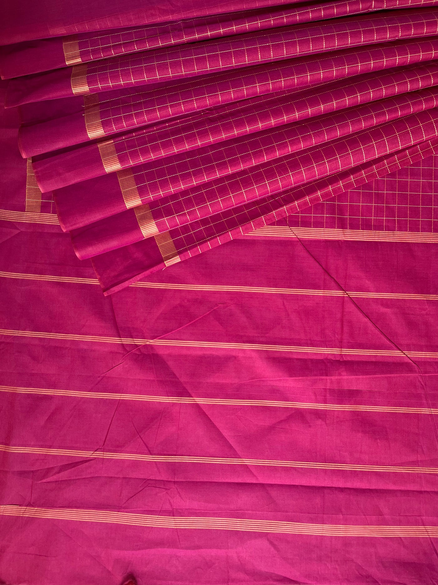 SUTLEJ: KANCHIPURAM COTTON SAREE