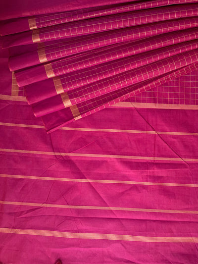 SUTLEJ: KANCHIPURAM COTTON SAREE